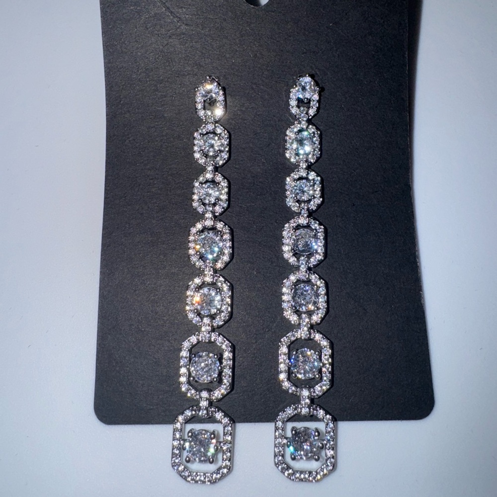 Elegant Silver Drop Earrings